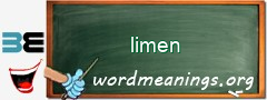 WordMeaning blackboard for limen